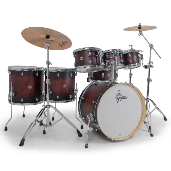 GRETSCH Catalina Maple Batterie 22"/7pcs Satin Deep Cherry Burst