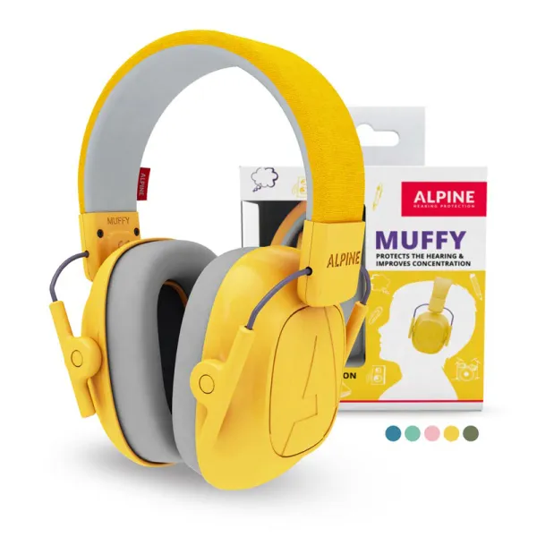 ALPINE Casque Muffy Kids - Jaune