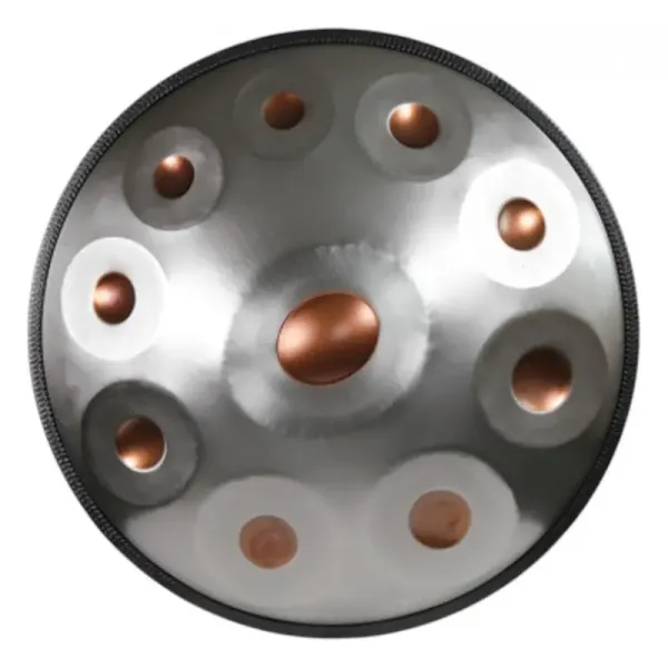 Produit SOLAR PERCUSSION Handpan - D kurd (9 notes) - Vega Silver Image