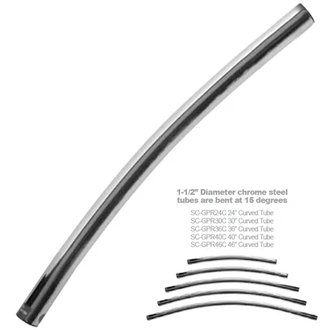 GIBRALTAR SC-GPR24C Tube Rack Incurve 24" | 60cm