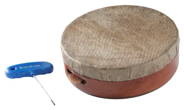 Kanjira Remo 7" Accordable - Skyndeep Lizard Skin - Antique