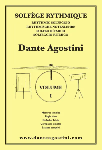 Methode Agostini Solfege Rythmique Volume 01