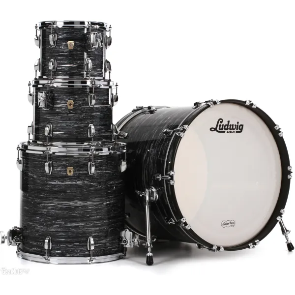 LUDWIG Classic Maple Batterie 22"/4pcs Vintage Black Oyster