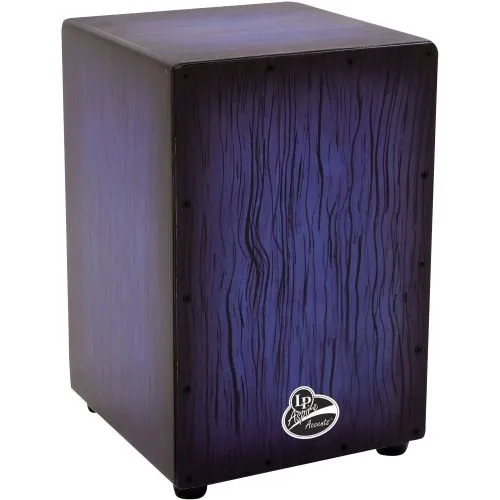 LATIN PERCUSSION LPA1332BBS Cajon Aspire Accents Blue Burst Streak