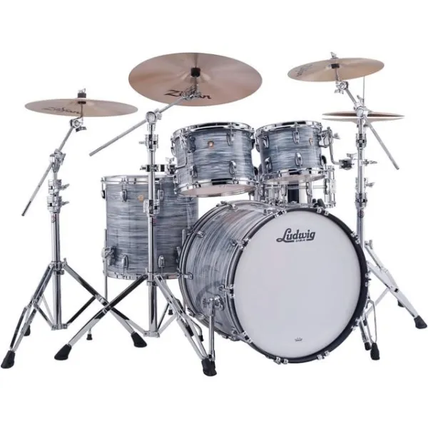 LUDWIG Classic Maple Batterie 22"/4pcs Blue Oyster