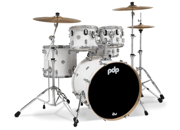 PDP Concept Maple Batterie 22"/5pcs Pearlescent White Lacquer