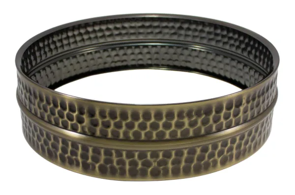 Fut Sparedrum 14 X 04" Laiton Martele Black Nickel