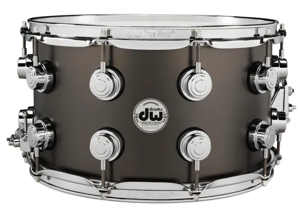 Produit DW Collector's Caisse Claire 14"x 08" Metal Satin Black Over Brass Image