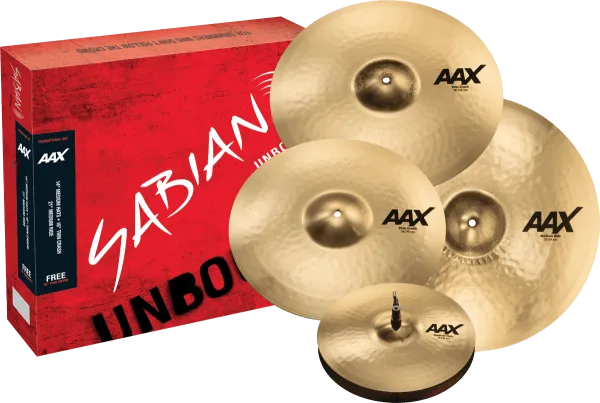 SABIAN AAX Promotional Brillant Pack 4pcs