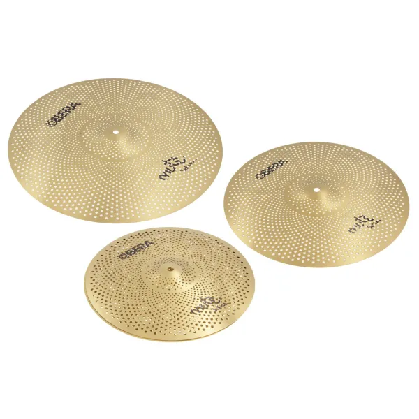 OBERA Mute Brass Pack Cymbales Silencieuses 3pcs (14"/16"/20")