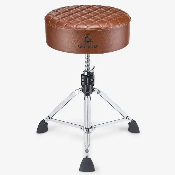 GIBRALTAR 9808RS-BR Siège Rond 15" Stiched Chesnut Limited Edition