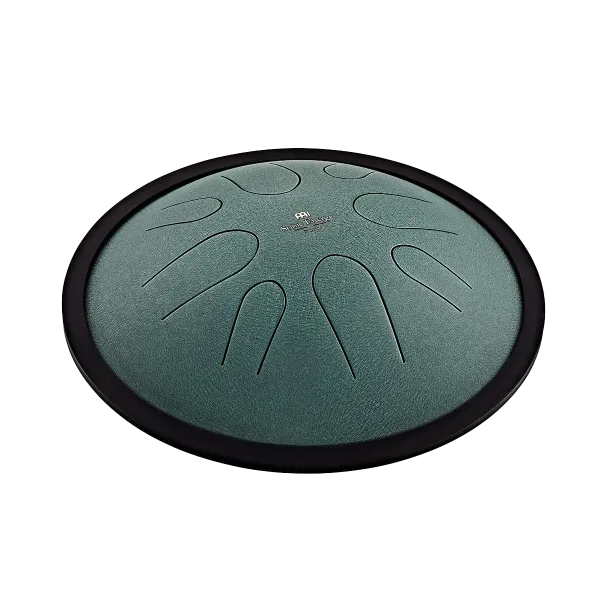 Produit MEINL SONIC ENERGY CSTD1DG Compact Steel Tongue Drum 10" Si Mineur 432hz, 8 Notes, Dark Green Image