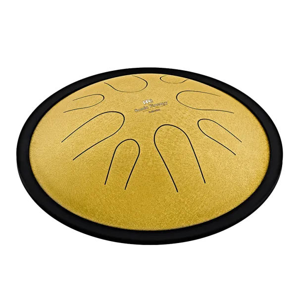 MEINL SONIC ENERGY CSTD3G Compact Steel Tongue Drum 10" Ré Mineur 432hz, 8 Notes, Gold