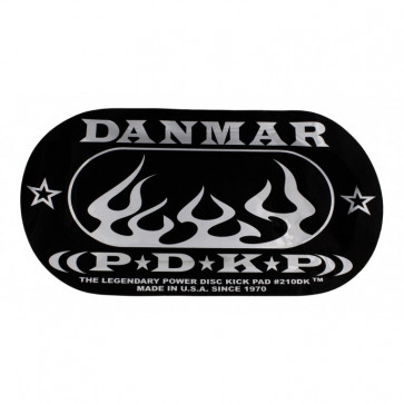 DANMAR 210DKF PATCH GROSSE CAISSE DOUBLE - FLAMME