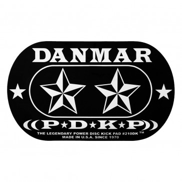 DANMAR PERCUSSION 210DKST Patch de Grosse Gaisse Double Pédale - Star 