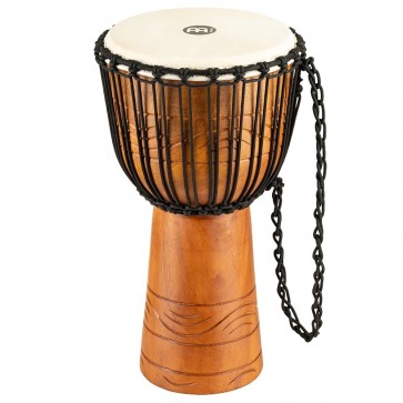 MEINL ADJ2M+BAG Djembe Bois 10" - Original African Styles Rope Tune, Water Rhythm Series