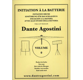 Méthode de Batterie Volume 0 Initiation à la Batterie Drum Kit Dante Agostini 