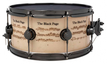 DW ICON SERIES 14X06.5 TERRY BOZZIO "THE BLACK PAGE"