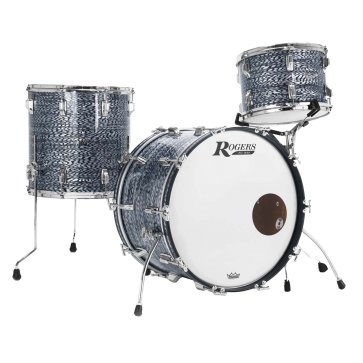 ROGERS Batterie Cleveland 22"/3pcs - Sky Blue Onyx