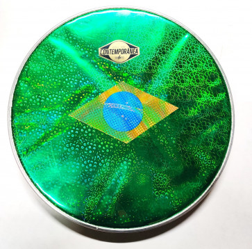 PEAU CONTEMPORANEA 20" PRISMATIQUE - DRAPEAU BRESIL