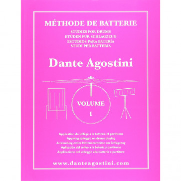 DANTE AGOSTINI METHODE DE BATTERIE VOL.1