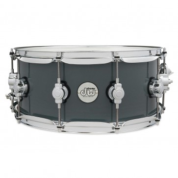 DW DDLG0614SSSG Caisse Claire Design Series Maple 14"x06" - Steel Gray Gloss Lacquer