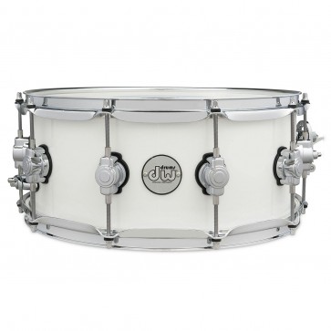 DW DDLG0614SSWH Caisse Claire Design Series Maple 14"x06" - White Gloss Lacquer