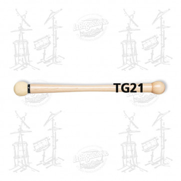 MAILLOCHES VIC FIRTH TG21 - SIGNATURES TOM GAUGER - WOOD/CHAMOIS
