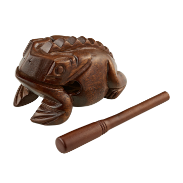 MEINL FROGL GRENOUILLE GUIRO BOIS BRUN LARGE