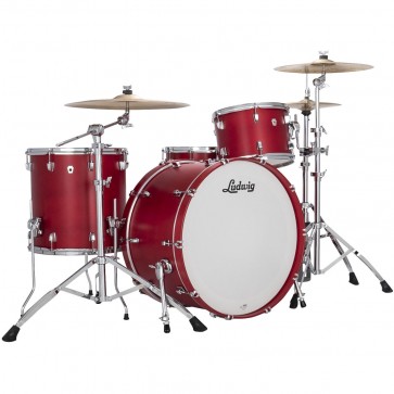 LUDWIG Batterie Neusonic Pro Beat 24"/3pcs - Satin Diablo Red