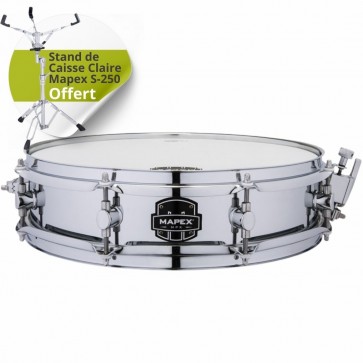 PACK MAPEX MPX 14X3,5" ACIER + STAND S-250