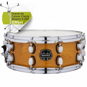 PACK MAPEX MPX 14X5,5" NATUREL AMBRE + STAND S-250