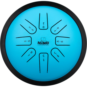 NINO 981 Tongue Drum Small 7" - Blue, C Major