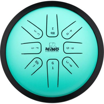 NINO 982 Tongue Drum Small 7" - Green, G Minor