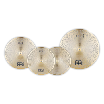 MEINL P-HCS141620 Pack Cymbales Silencieuses 14"/16"/20" - Practice HCS