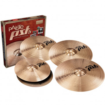 PACK PAISTE PST 5 ROCK (H14/C18/R20) + CRASH 16