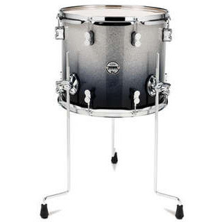 PDP CONCEPT MAPLE 14X12 SILVER TO BLACK SPARKLE FADE