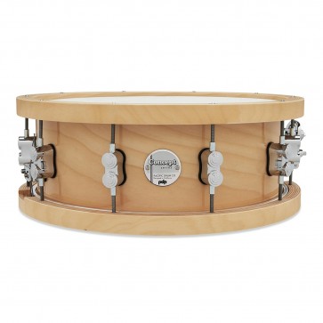 PDP PDSN5514NAWH Caisse Claire Concept Thick Wood Hoop Maple 14"x5.5" - Gloss Natural