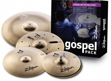 PACK ZILDJIAN A CUSTOM GOSPEL (H14/C17(EFX18/R21) 