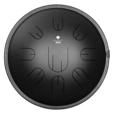 SELA SE380 Tongue Drum 14" D Kurd - Black