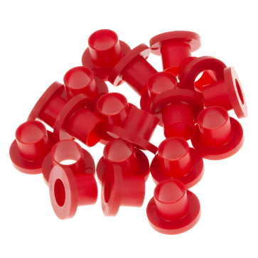 DANMAR PERCUSSION TRW20R Rondelles Nylon pour Tirants - Red (x20)