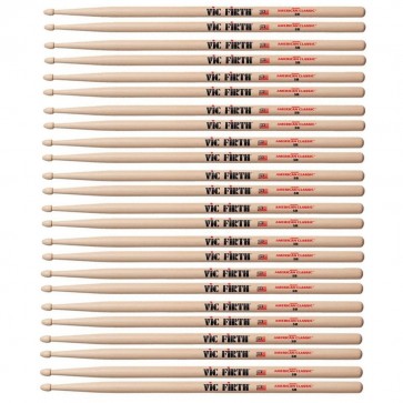 PACK 12 PAIRES - VIC FIRTH 5B AMERICAN CLASSIC
