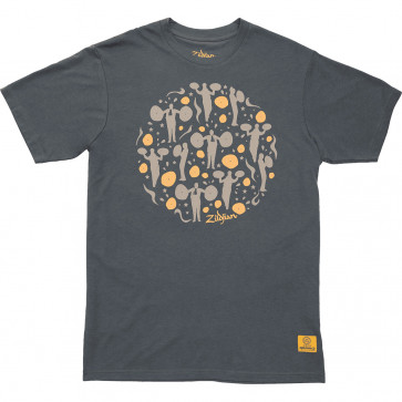 ZILDJIAN T-SHIRT "CLASSICAL" 400TH ANNIVERSARY - TAILLE S