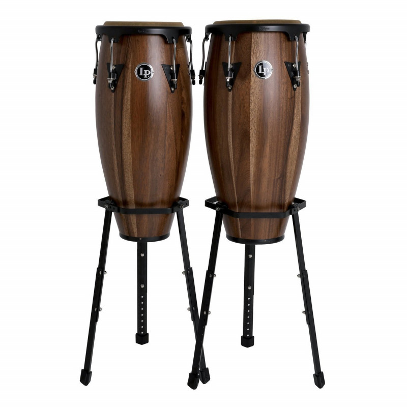 CONGA SET LP ASPIRE 11" / 12" STAND PANIER WALNUT