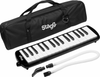 STAGG MELOSTA32BK MELODICA 32 NOTES  NOIR AVEC HOUSSE