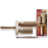 AGOGO STAGG BOIS DOUBLE - AVEC BATTE