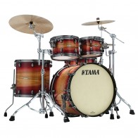TAMA Batterie Starclassic Maple 22"/4pcs - Ruby Pacific Walnut Burstz