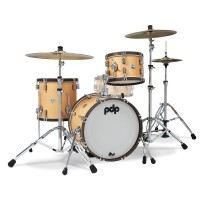 PDP CONCEPT CLASSIC 18"/3PCS -NATURAL STAIN/WALNUT STAIN HOOPS
