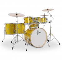 GRETSCH Batterie Catalina Maple 22"/7pcs - Lemon Sparkle