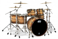 DW COLLECTOR 50TH ANNIVERSARY 22"/6PCS BURNT TOAST BURST LACQUER